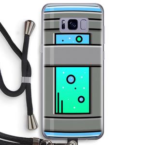CaseCompany Chug Bottle: Samsung Galaxy S8 Transparant Hoesje met koord