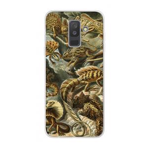 CaseCompany Haeckel Lacertilia: Samsung Galaxy A6 Plus (2018) Transparant Hoesje