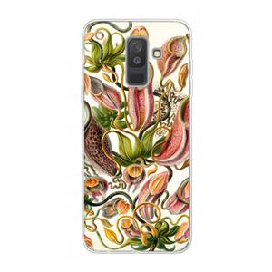 CaseCompany Haeckel Nepenthaceae: Samsung Galaxy A6 Plus (2018) Transparant Hoesje