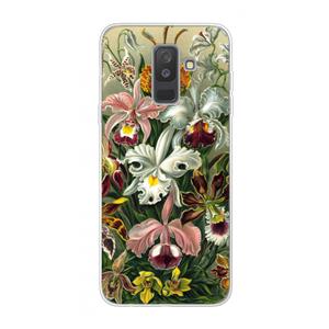CaseCompany Haeckel Orchidae: Samsung Galaxy A6 Plus (2018) Transparant Hoesje