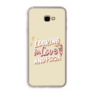CaseCompany Pizza is the answer: Samsung Galaxy J4 Plus Transparant Hoesje