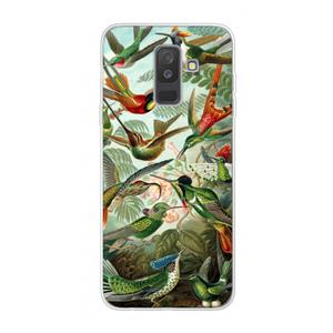 CaseCompany Haeckel Trochilidae: Samsung Galaxy A6 Plus (2018) Transparant Hoesje