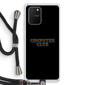 CaseCompany Retro: Samsung Galaxy S10 Lite Transparant Hoesje met koord