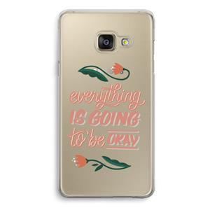CaseCompany Optimistic flower girl: Samsung A3 (2017) Transparant Hoesje