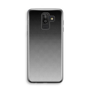 CaseCompany Musketon Halftone: Samsung Galaxy J8 (2018) Transparant Hoesje