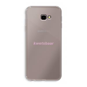CaseCompany kwetsbaar: Samsung Galaxy J4 Plus Transparant Hoesje