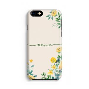CaseCompany Gele bloemen: Volledig geprint iPhone SE 2020 Hoesje