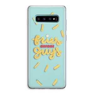CaseCompany Always fries: Samsung Galaxy S10 Plus Transparant Hoesje