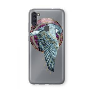 CaseCompany Golden Falcon: Samsung Galaxy A11 Transparant Hoesje