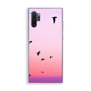 CaseCompany Fly away: Samsung Galaxy Note 10 Plus Transparant Hoesje