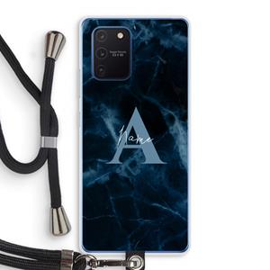 CaseCompany Midnight Marble: Samsung Galaxy Note 10 Lite Transparant Hoesje met koord