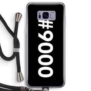 CaseCompany 9000: Samsung Galaxy S8 Transparant Hoesje met koord