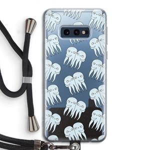 CaseCompany Octopussen: Samsung Galaxy S10e Transparant Hoesje met koord