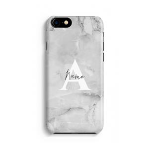 CaseCompany Ivory Marble: Volledig geprint iPhone SE 2020 Hoesje