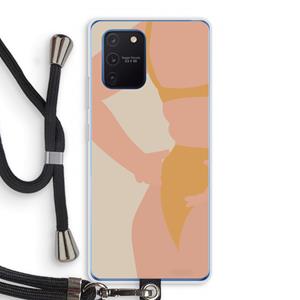 CaseCompany Bikini body: Samsung Galaxy Note 10 Lite Transparant Hoesje met koord