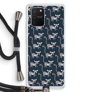 CaseCompany Makis: Samsung Galaxy S10 Lite Transparant Hoesje met koord