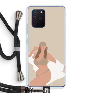 CaseCompany One of a kind: Samsung Galaxy Note 10 Lite Transparant Hoesje met koord