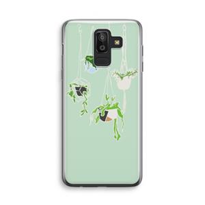 CaseCompany Hang In There: Samsung Galaxy J8 (2018) Transparant Hoesje