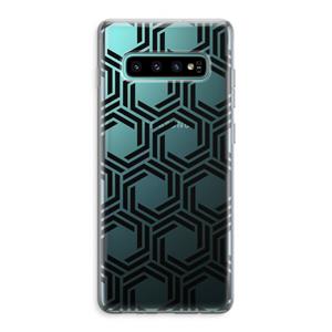 CaseCompany Geometrisch patroon: Samsung Galaxy S10 Plus Transparant Hoesje