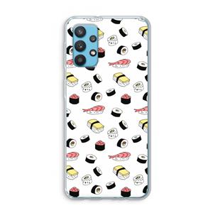 CaseCompany Sushi time: Samsung Galaxy A32 4G Transparant Hoesje