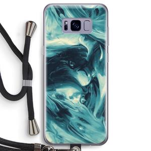 CaseCompany Dreaming About Whales: Samsung Galaxy S8 Transparant Hoesje met koord