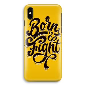CaseCompany Born to Fight: iPhone X Volledig Geprint Hoesje