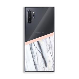 CaseCompany A touch of peach: Samsung Galaxy Note 10 Plus Transparant Hoesje