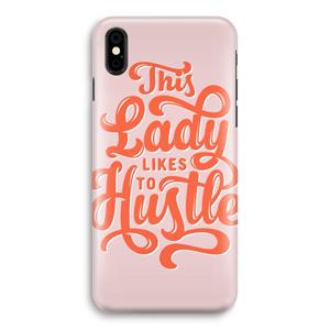CaseCompany Hustle Lady: iPhone X Volledig Geprint Hoesje