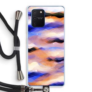 CaseCompany Donkere Wolken: Samsung Galaxy Note 10 Lite Transparant Hoesje met koord