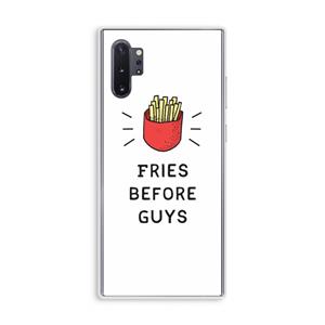 CaseCompany Fries before guys: Samsung Galaxy Note 10 Plus Transparant Hoesje