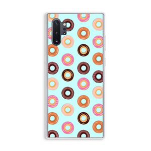 CaseCompany Donuts: Samsung Galaxy Note 10 Plus Transparant Hoesje