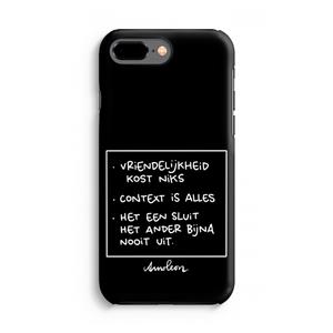 CaseCompany Mijn Motto's: iPhone 7 Plus Tough Case