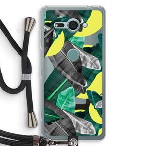CaseCompany Fantasie jungle: Sony Xperia XZ2 Compact Transparant Hoesje met koord