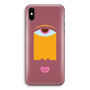 CaseCompany Mono V: iPhone X Volledig Geprint Hoesje
