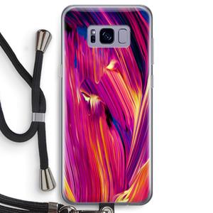 CaseCompany Phoenix: Samsung Galaxy S8 Transparant Hoesje met koord
