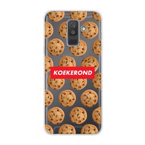 CaseCompany Koekerond: Samsung Galaxy A6 Plus (2018) Transparant Hoesje