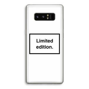 CaseCompany Limited edition: Samsung Galaxy Note 8 Transparant Hoesje
