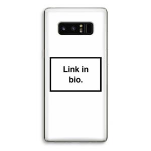 CaseCompany Link in bio: Samsung Galaxy Note 8 Transparant Hoesje
