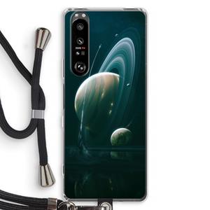 CaseCompany Mercurius: Sony Xperia 1 III Transparant Hoesje met koord