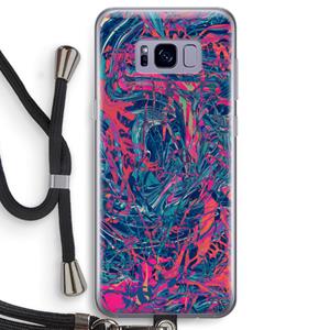 CaseCompany Sleeping Dreams: Samsung Galaxy S8 Transparant Hoesje met koord