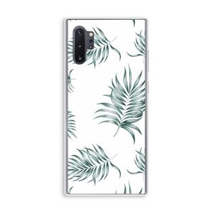 CaseCompany Simple leaves: Samsung Galaxy Note 10 Plus Transparant Hoesje