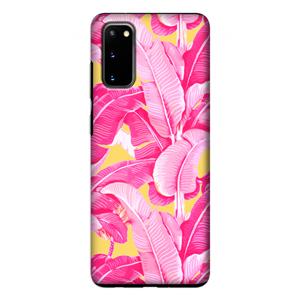 CaseCompany Pink Banana: Samsung Galaxy S20 Tough Case