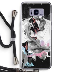 CaseCompany Camouflage de sommeil: Samsung Galaxy S8 Transparant Hoesje met koord