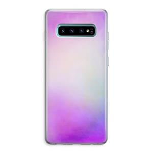 CaseCompany Clouds pastel: Samsung Galaxy S10 Plus Transparant Hoesje