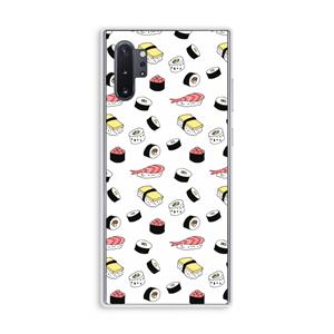 CaseCompany Sushi time: Samsung Galaxy Note 10 Plus Transparant Hoesje