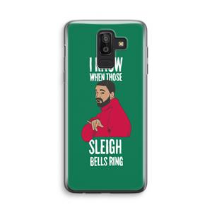 CaseCompany Sleigh Bells Ring: Samsung Galaxy J8 (2018) Transparant Hoesje
