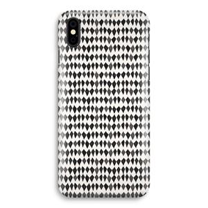 CaseCompany Crazy shapes: iPhone Xs Volledig Geprint Hoesje