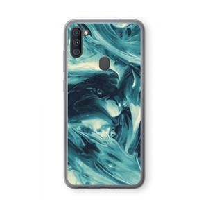 CaseCompany Dreaming About Whales: Samsung Galaxy A11 Transparant Hoesje