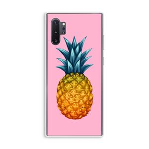 CaseCompany Grote ananas: Samsung Galaxy Note 10 Plus Transparant Hoesje