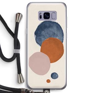 CaseCompany Geo #4: Samsung Galaxy S8 Transparant Hoesje met koord